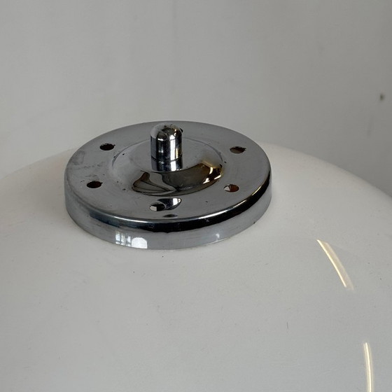 Image 1 of Szarvasi White Table Lamp, 1960s