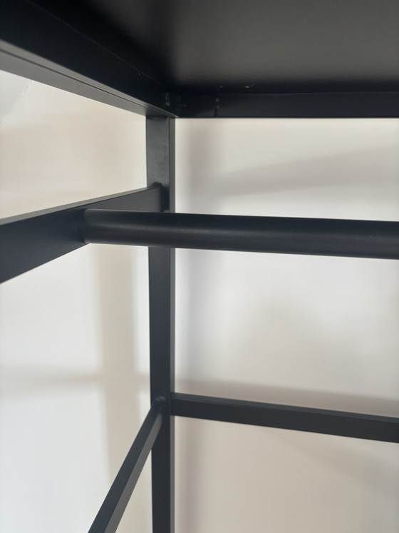 Robusto stendibiancheria in acciaio con ruote - 140x100x50 cm – zwart, Armadi, Iron, Metal (photo 8 of 8)