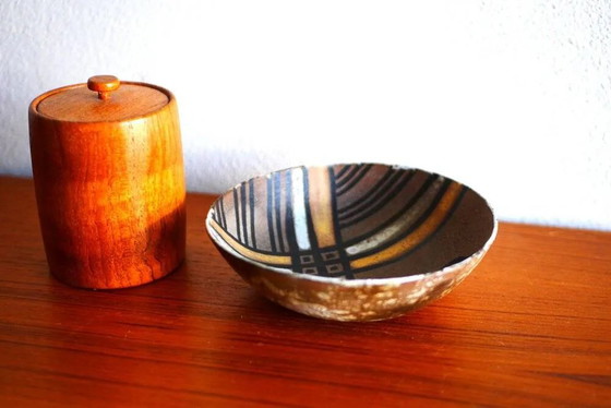 Image 1 of Modern ceramic bowl by Alexandre Kostanda, 1960s
