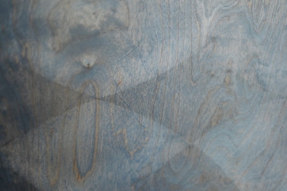 Image 1 of Vintage Mid-Century Modern Italian Turquoise Streamline Sideboard in Birch, 1960s