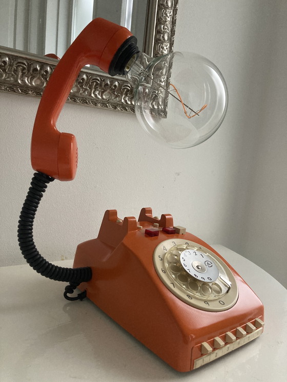 Image 1 of Lamp made from an old telephone from 1981