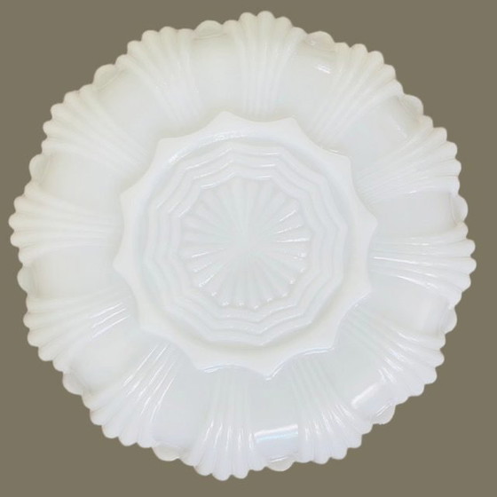 Image 1 of Servizio da caffè in vetro lattimo opalino della metà del secolo scorso 1960