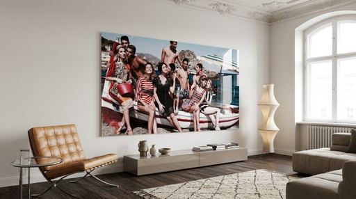 Premium Uitvoering - Fotografie Dolce Vita & Dolce Gabbana Campagne uit 2013 170x100 cm ontspiegeld acrylglas