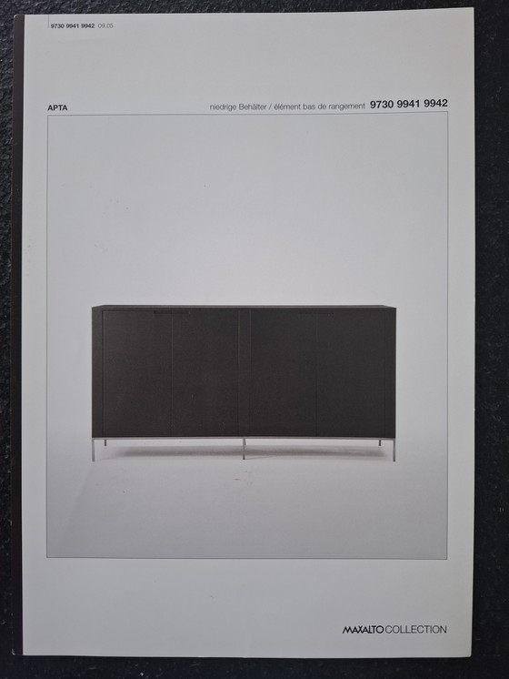 Image 1 of Table and Cupboard Maxalto, 6 Chairs B&B Italia