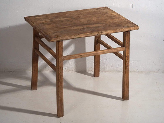 Antieke bijzettafel voor woonkamer (ca. 1920) #29, Consoles, Hout, Bruin, Rustic (foto 16 van 18)