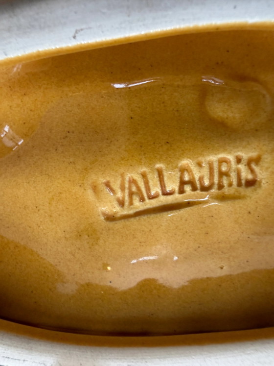 Vallauris ceramic corn cob dish with knife – Crockery, Vintage (photo 4 of 4)