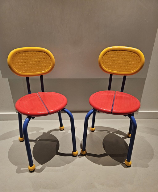 IKEA Knut & Marianne Hagberg Modellpuzzle im Memphis-Stil der 80er Jahre