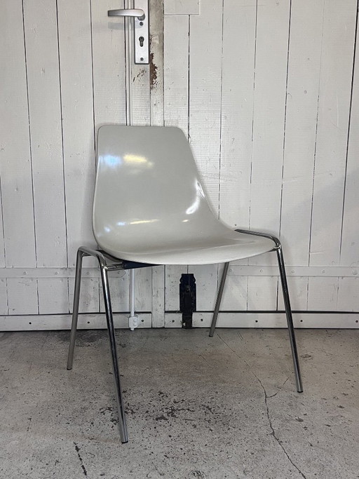 Sedia vintage Wilkhahn Shell – Design di metà secolo, anni '70