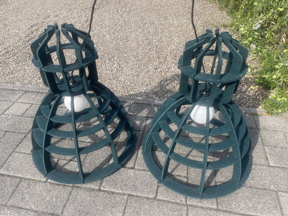 Image 1 of 2x Lampada a sospensione No. 19 XL Pet Felt di Het Lichtlab
