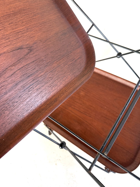 Image 1 of Vintage Teakhouten Trolley, Paul Nagel ‘60