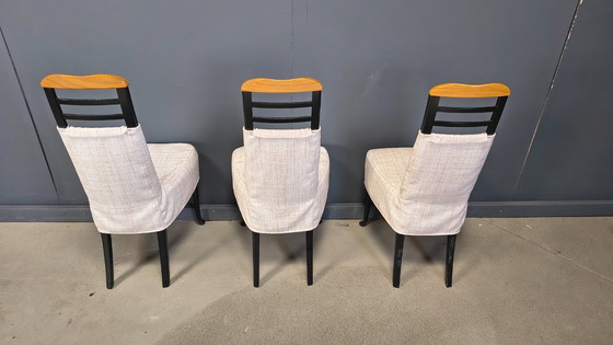 Image 1 of Vintage eetkamerstoelen van Giorgetti, jaren 70.