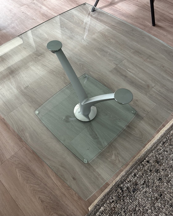 Image 1 of Rolf Benz glass coffee table and side table