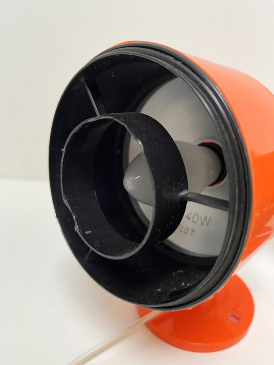 Image 1 of Set of vintage Swedish ‘Space Age’ spotlights in vibrant orange