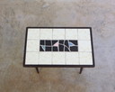 Table d'appoint vintage en mosaïque