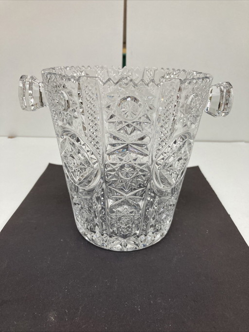 Secchiello per il ghiaccio in cristallo vintage anni '60/'70 in ottime condizioni