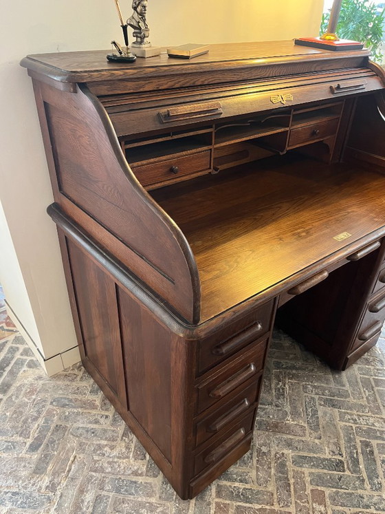Image 1 of Antique Roller Shutter Desk