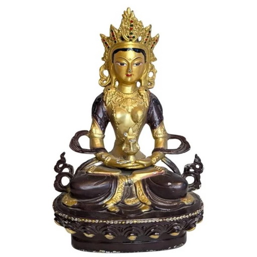 Tara Statue – Vergoldete Bronzefarbene Moderne Dekorative Bildhauerei