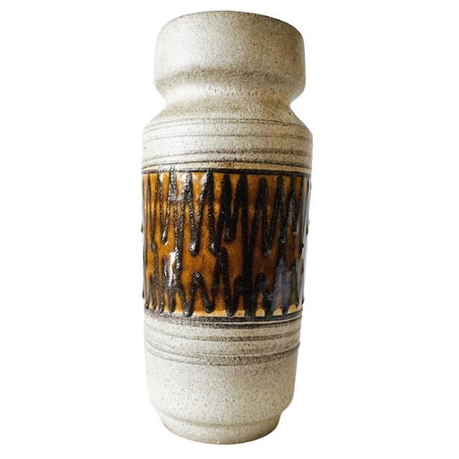 Vintage West Germany vase beige EB Haldensleben 1960's