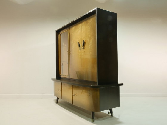 Image 1 of Credenza vintage con bancone bar, anni '50, Germania