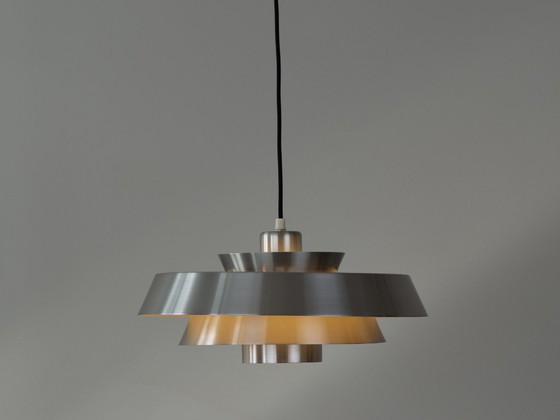 Danish Vintage Nova Pendant Lamp by Jo Hammerborg, Fog Og Morup, 1963 – Fog & Mørup, Aluminium (photo 2 of 10)