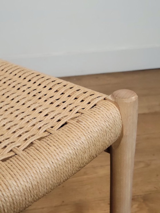 Image 1 of Set di 4 sedie modello 75 di N.O. Møller in legno di faggio