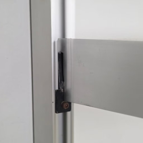 George Nelson, Herman Miller CSS Sistema a Parete, Divisorio, Armadi a muro, Alluminio, Metallo, Crema (foto 19 di 24)