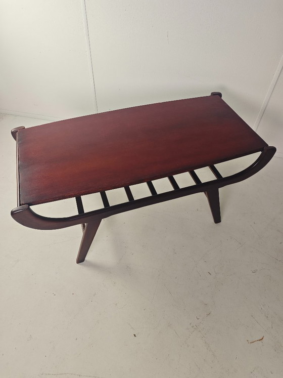 Mid Century Modern Vintage Coffee Table Reversible Top – Wood (photo 4 of 9)