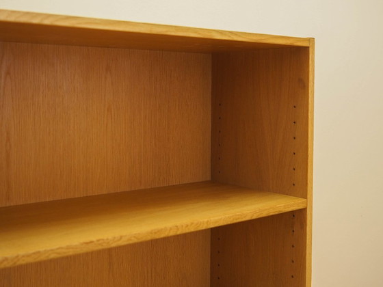 Étagère en placage de frêne danois sur pieds évasés, ÆJM Møbler, années 1960 – Bibliothèques, Wood (photo 9 of 13)