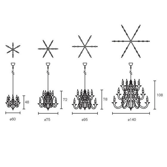 Image 1 of Lampadario barocco Nightwatch XL di marca van Egmond Edizione speciale!