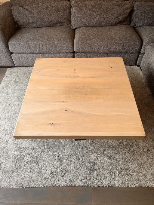 Feelings coffee table 100x100 cm gray wash