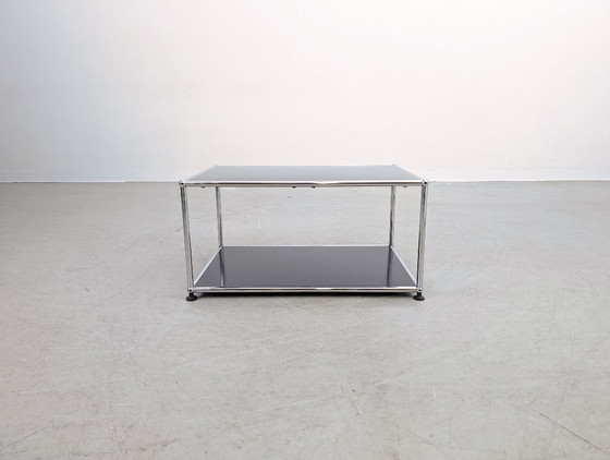 Image 1 of Original USM Haller coffee table Fritz Haller black coffee table