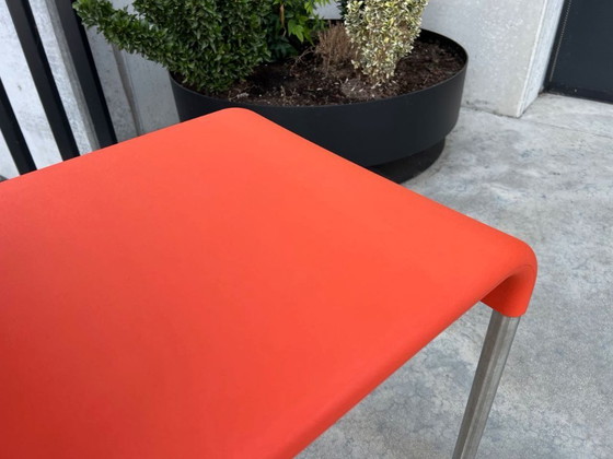 Image 1 of 4x Vitra Van Severen .05 poppy red chairs