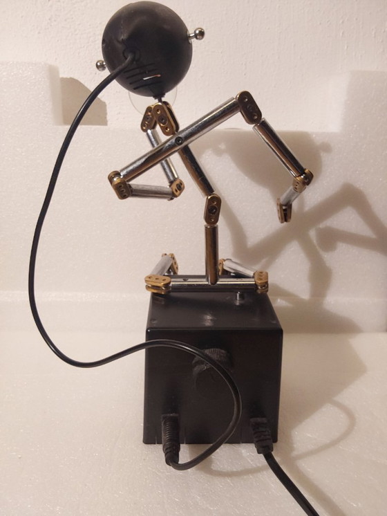 Image 1 of OSQAR hombre y máquina lámpara futurista Robot Ygnacio Baranga edición limitada 