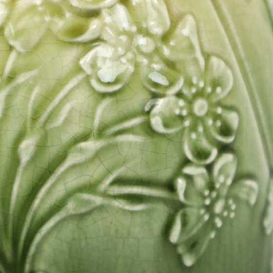 Image 1 of Art Nouveau Vaas Majolica Gustave De Bruyn