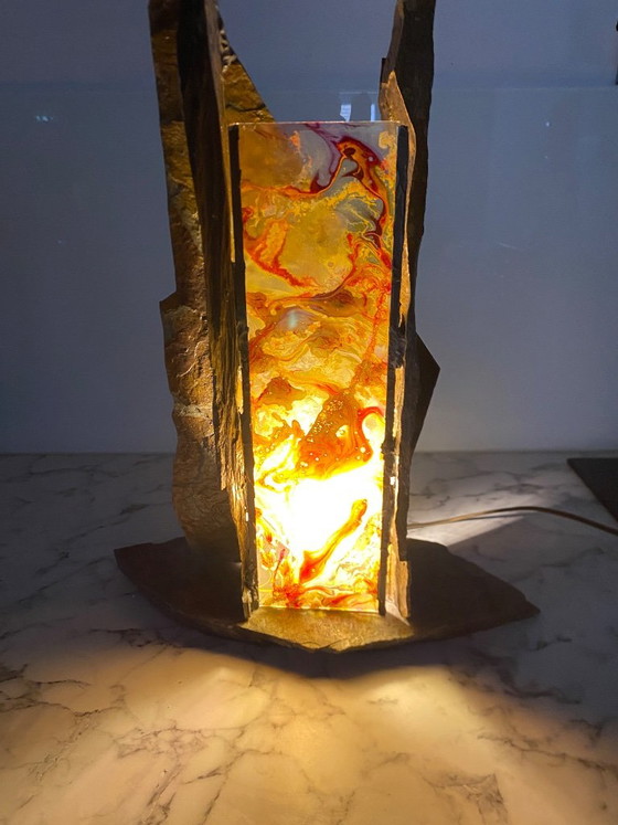 Lampada da tavolo di design brutalista – Lampade da tavolo, Pietra (photo 2 of 10)