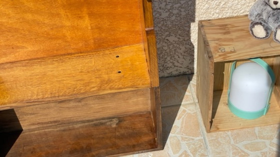 Scaffale Vintage con Cassetti in Rovere Massiccio – Credenze, Wood (photo 27 of 30)