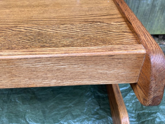Image 1 of Brutalist Chalet Coffee Table - Solid Oak