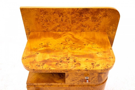 Image 1 of Mesillas de noche Art Déco, Polonia, hacia 1930.