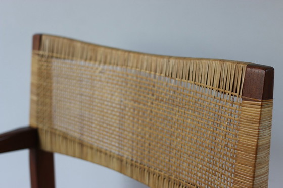 Image 1 of Poltrona scandinava vintage in teak e rattan, 1960