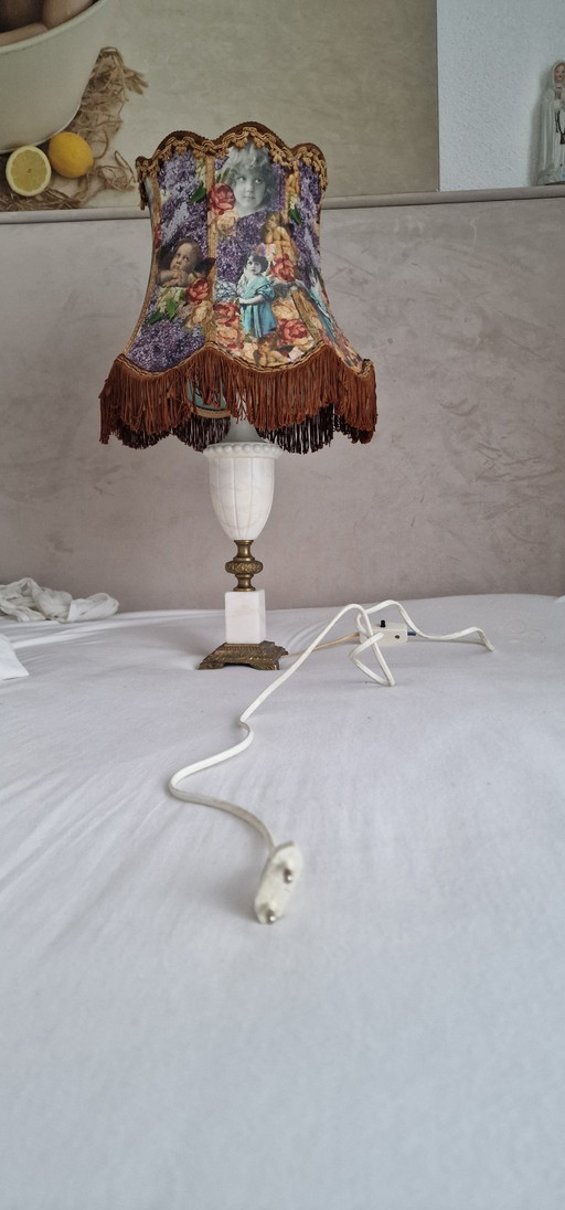 Vintage Travertin Tafellamp