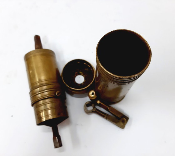 Image 1 of Macinacaffè manuale in ottone turco antico