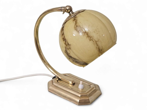 Rarissima lampada da tavolo/comodino Art Déco, realizzata a mano, anni '20.