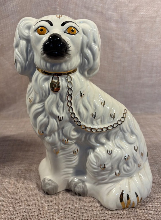 Beswick Staffordshire-spaniëls. Model 1378-3 (26 cm, Set van 2) – Decoratieve objecten, Ceramic (photo 6 of 14)