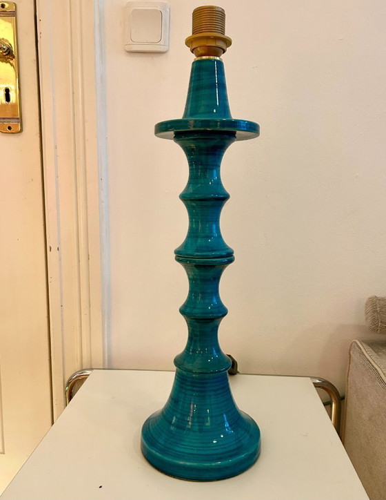 Image 1 of Lampe en céramique ouest-allemande en forme de pagode, années 1970