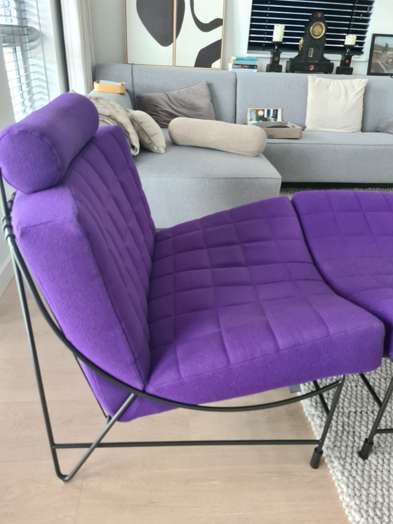 Image 1 of Sillón Leolux Volare con reposapiés