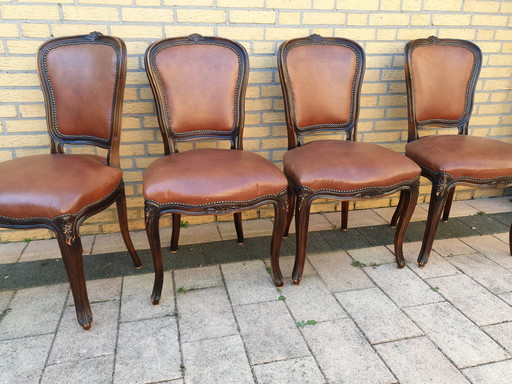 4 chaises de salle à manger Louie Seize