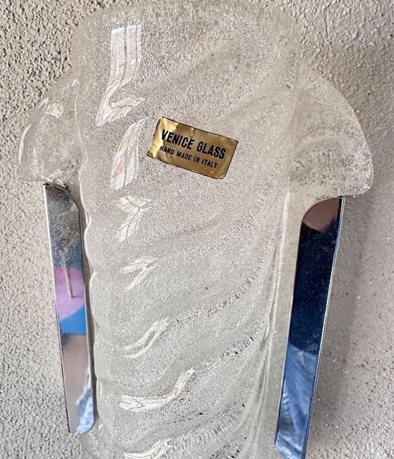 Image 1 of Vintage paar Murano muurlampen