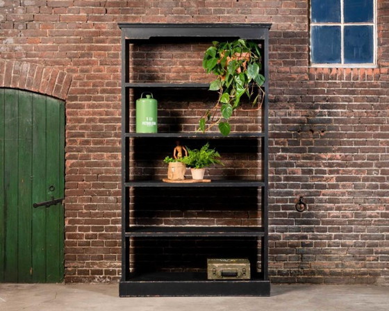 Image 1 of Libreria vintage Rootsmann nera - legno