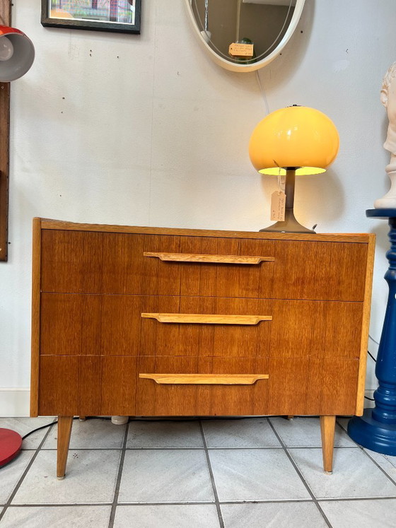 Image 1 of Cassettiera vintage, Svezia anni '60, teak e rovere