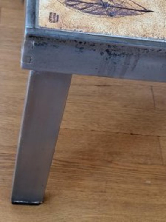 Image 1 of Roger Capron ceramic coffee table Vallauris 1970 France Côte-d'Azur